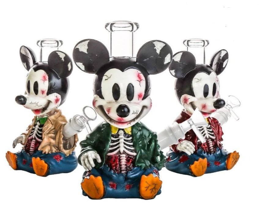 8" Micky Water Pipe | 14mm Male Bowl