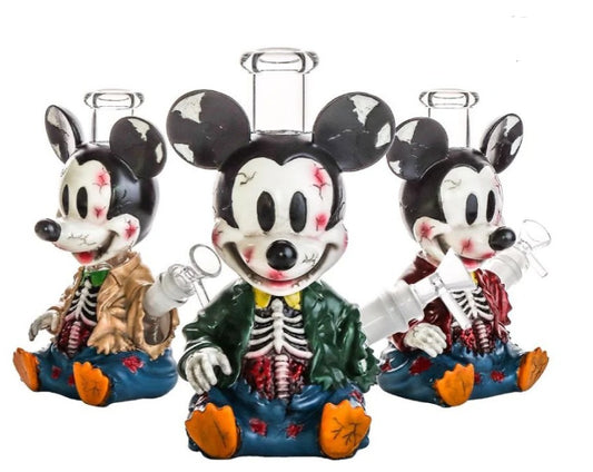 8" Micky Water Pipe | 14mm Male Bowl